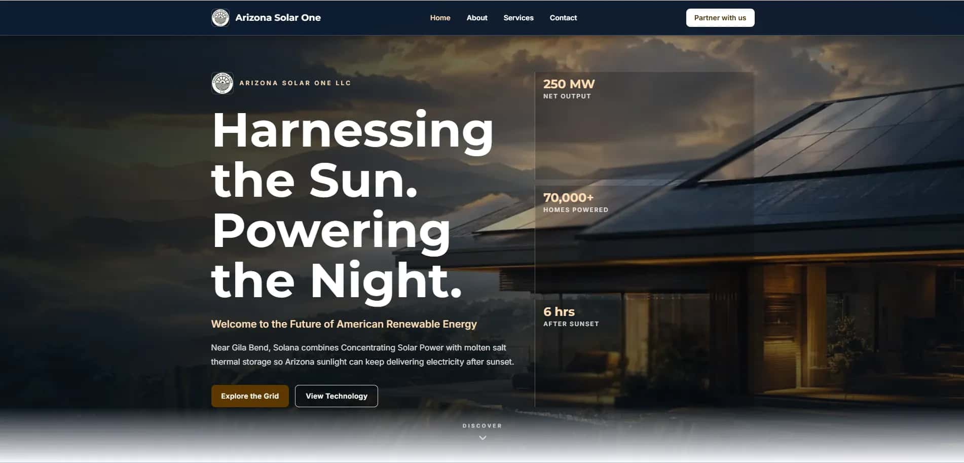 Better Solar Tech — Solar Solutions & Lead Capture website preview