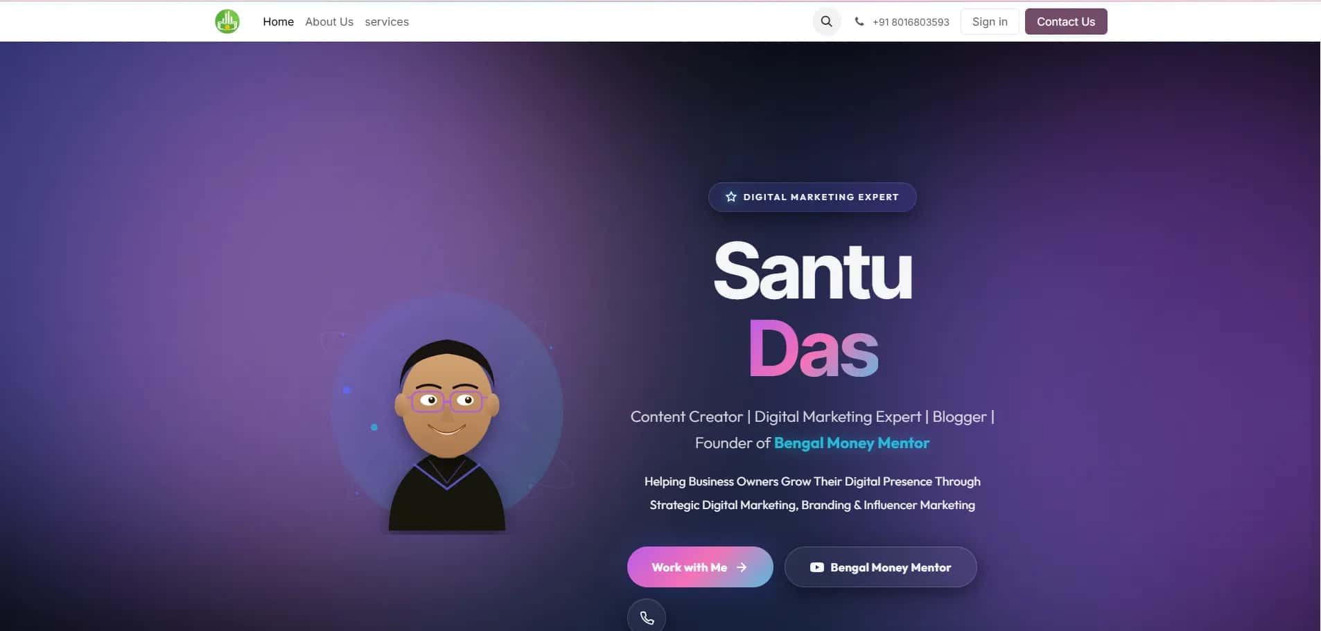 Modernizing Financial Services website preview